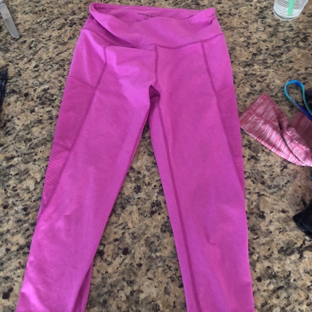 Cute pink athletic pants